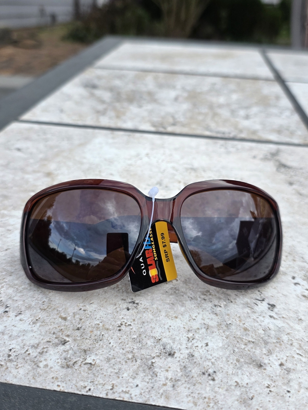 Oversized Brown Square Sunglasses NWT